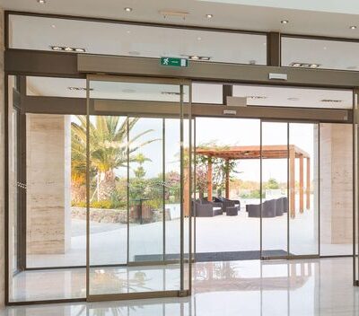 Cửa Kính Tự Động - Mẫu 3 2 Cửa Kính Tự Động