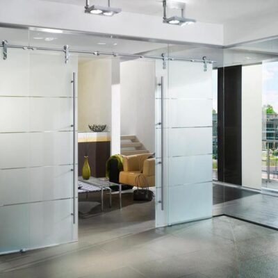 Cửa Kính Tự Động - Mẫu 1 3 Cửa Kính Tự Động