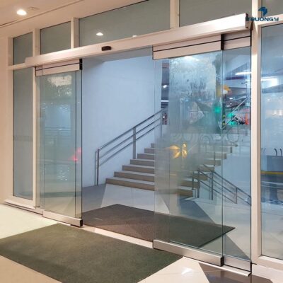 Cửa Kính Tự Động - Mẫu 1 2 Cửa Kính Tự Động