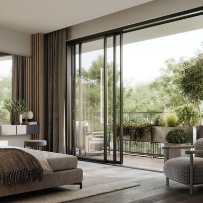 Cửa Nhôm Kogen - Mẫu 3 3 Cửa Nhôm Kogen 138 Hệ Slim