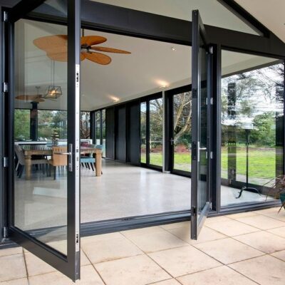 Cửa Nhôm Kogen - Mẫu 1 3 Cửa Nhôm Kogen Mở Quay